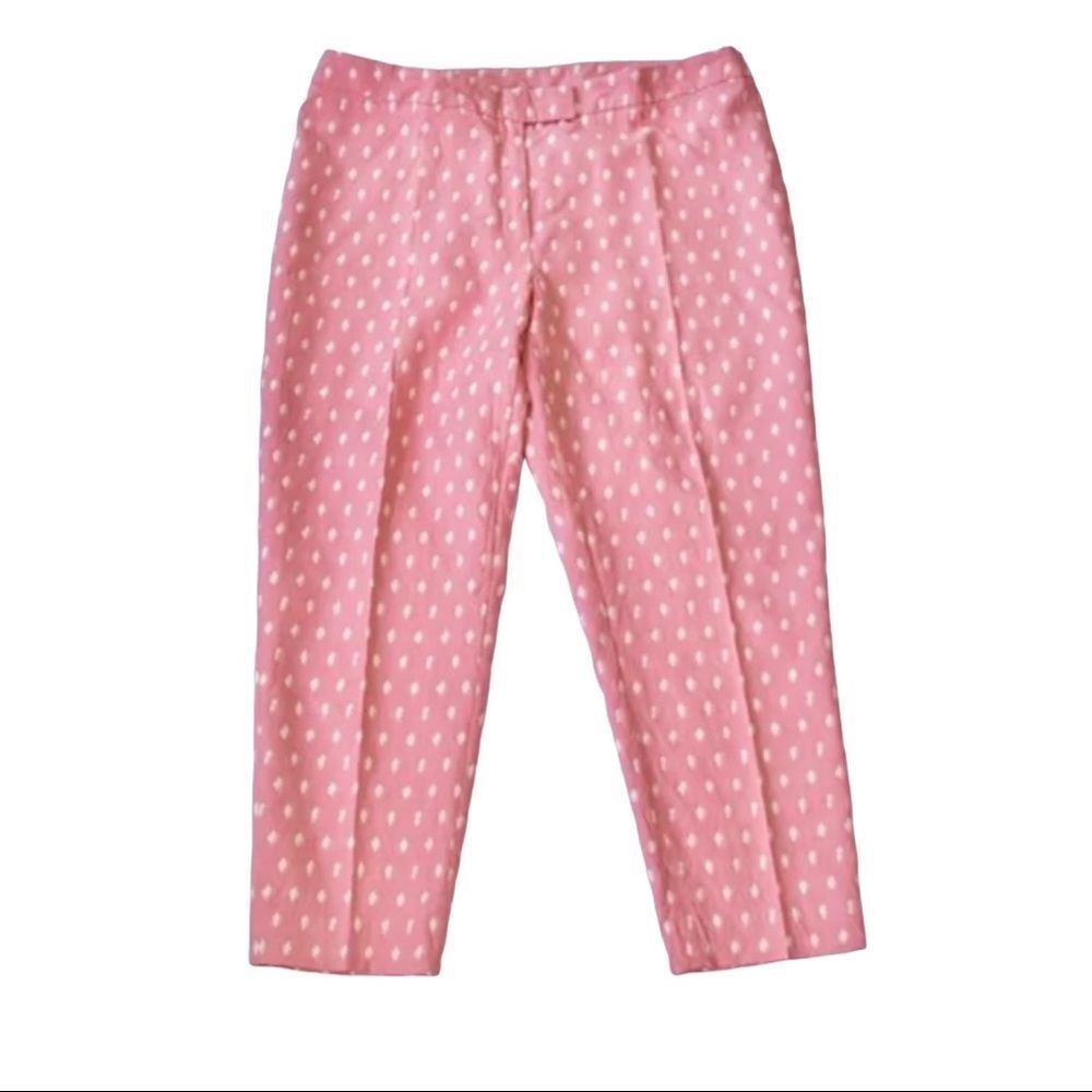 Ann Klein linen blend Capri pants size 14